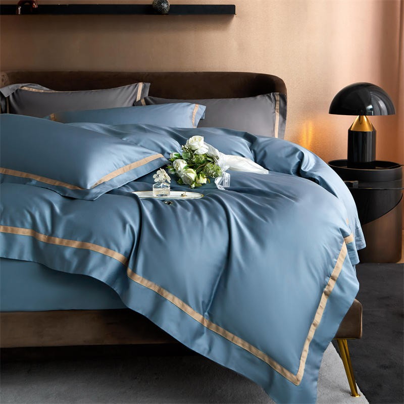 Karine Modern Seamless Solid Egyptian Cotton Bedding Set