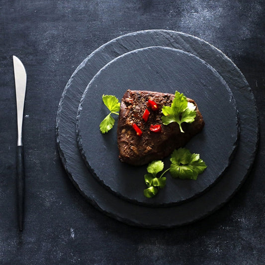 Zebok Natural Slate Plate