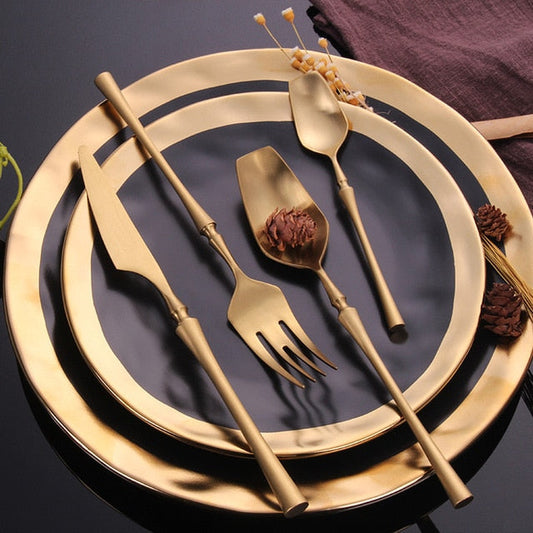 Venice Gold Cutlery Set